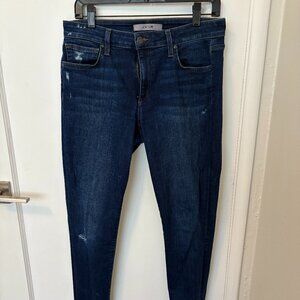 Joe's Jeans Curvy Skinny Ankle Distressed 30